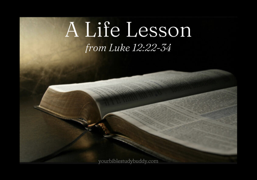 A Life Lesson - Your Bible Study Buddy