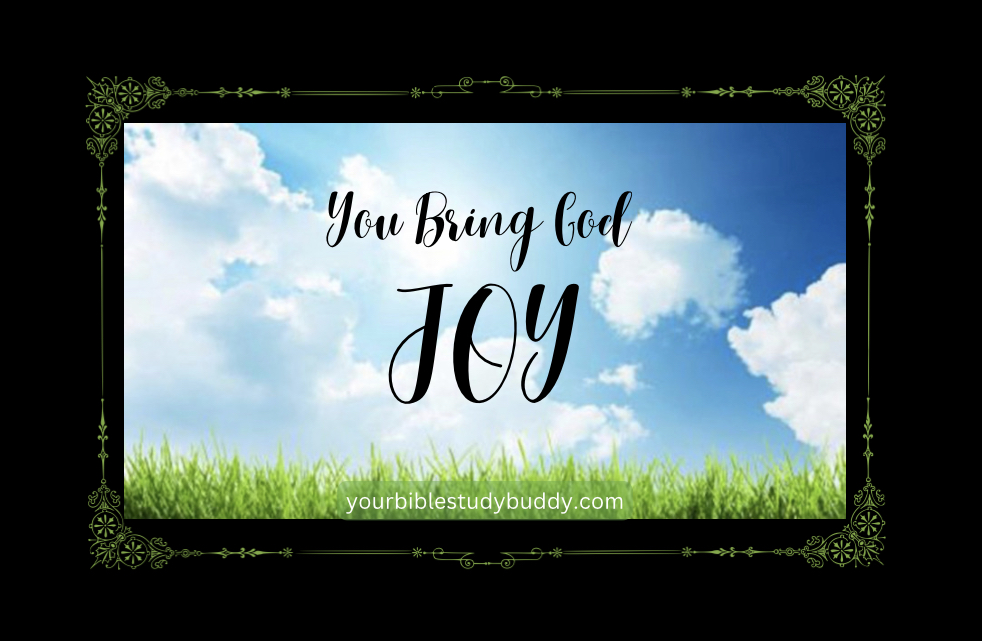 You Bring God Joy Your Bible Study Buddy